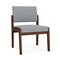 Lesro Lenox Armless Guest Chair, 22.5 in W 26 in L 31.5 in H LW1102 - alternate 1